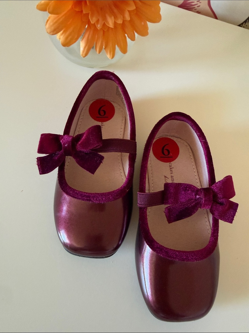 cupcakes & cashmere Girls Mary Jane Dress Shoes in Plum